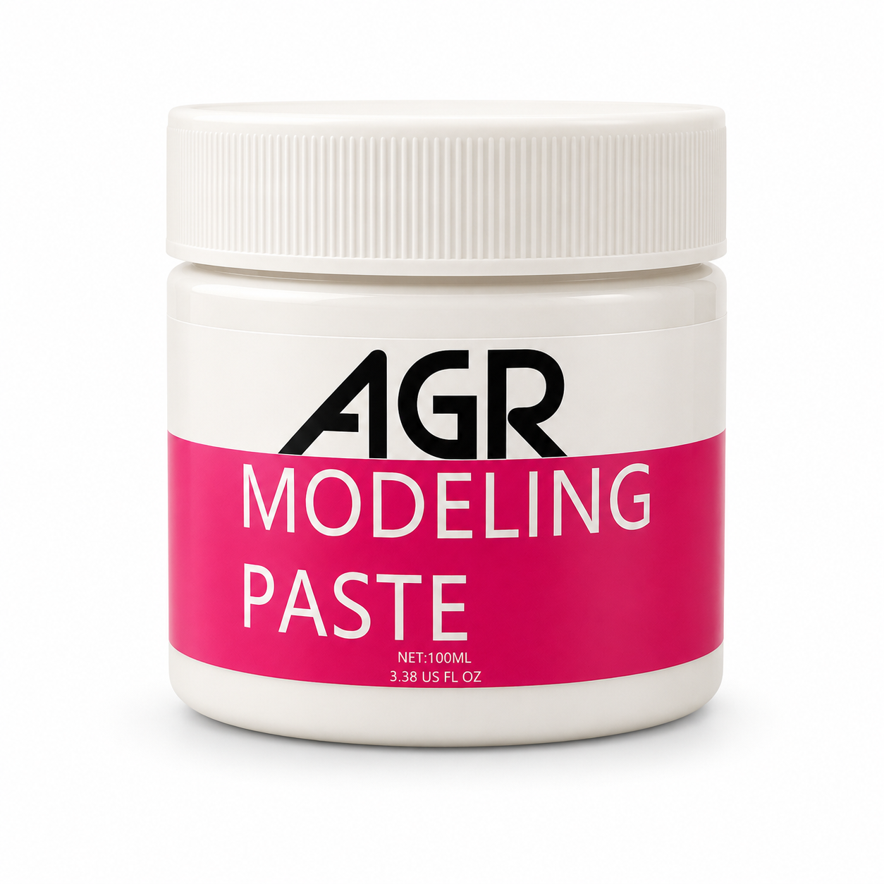 พรีเมี่ยม 100ml White Texture Paste | Smooth Modeling Paste สําหรับผ้าใบไม้ Paperboard Art Projects 