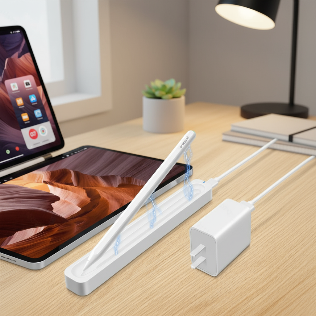 GOOJODOQ แท่นชาร์จสําหรับ GD13 ปากกาดิจิทัล เข้ากันได้กับ Air 4 5 Pro 11 12.9 Mini 6