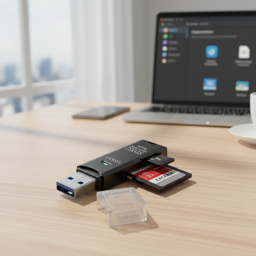 เครื่องอ่านการ์ด Micro SD ความเร็วสูง USB 3.0/2.0 ถ่ายโอนข้อมูลสูงสุด 5Gbps รองรับ PC และกล้อง