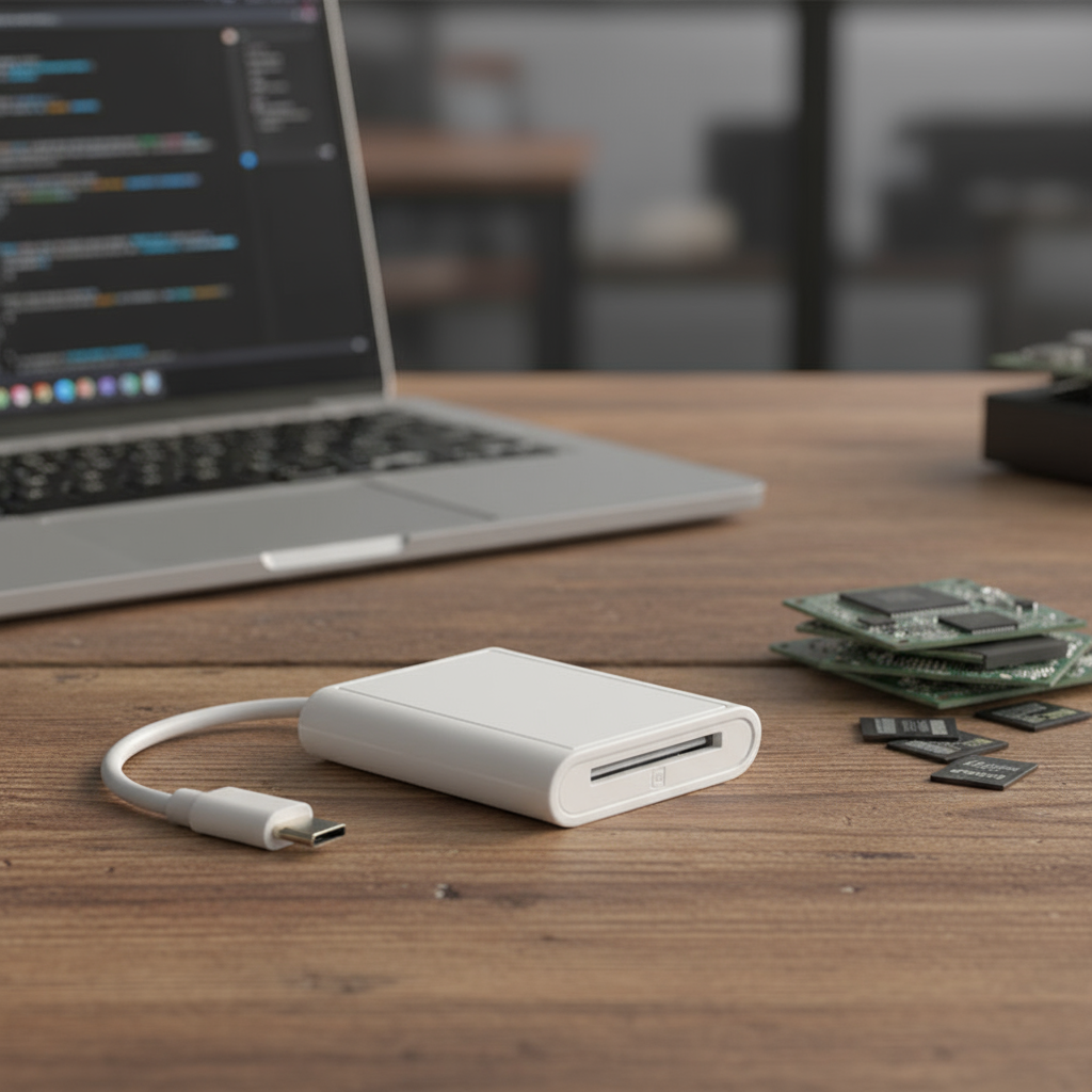 เครื่องอ่านการ์ด SD อะแดปเตอร์ OTG Type C เป็น Lightning สําหรับ iPhone 16 Pro Plus Max ความเร็วสูงส