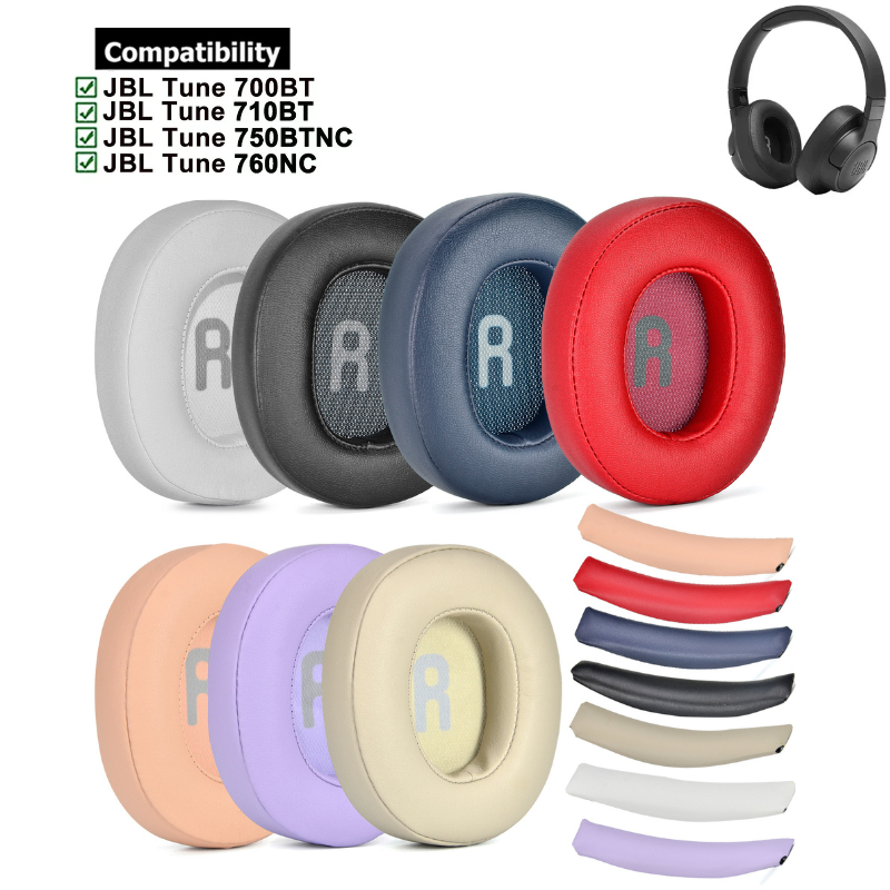 ฝาครอบฟองน้ําไมโครโฟนสําหรับหูฟัง JBL 700BT, 710, 720, 750BT, 760BTNC