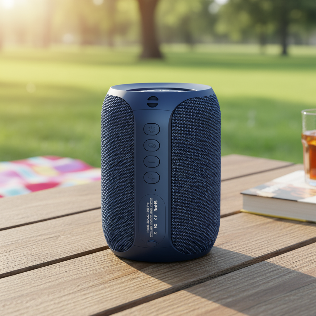ลําโพงไร้สาย Zealot S32 Pro กําลังขับ 15W, ลําโพงซับวูฟเฟอร์พกพาสําหรับกลางแจ้ง, สามารถจับคู่แบบคู่,