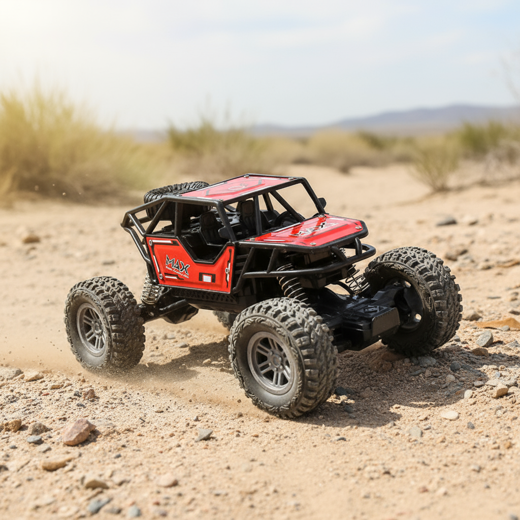 รถผจญภัย 4x4 RC ชาร์จผ่าน USB สําหรับปีนป่าย