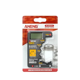 เครื่องทดสอบแบตเตอรี่ Aneng BT189 พร้อมจอ LCD อเนกประสงค์ สำหรับแบตเตอรี่ AA 9V, พาวเวอร์แบงค์, กระดุม และแบตเตอรี่ใช้ในครัวเรือน