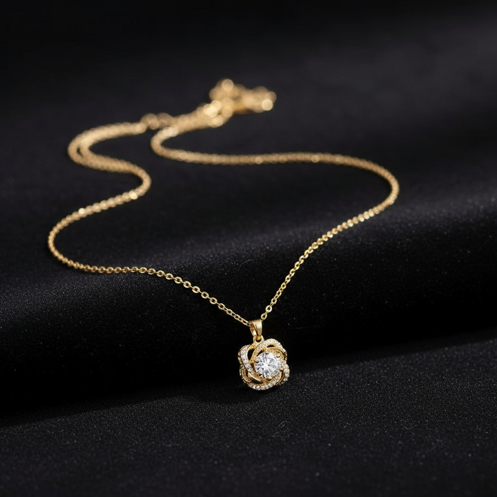 สร้อยคอจี้ Eirin ทองคํา 18K สวยงามสําหรับผู้หญิง มาพร้อมกล่อง เหมาะสําหรับเป็นของขวัญแฟชั่น