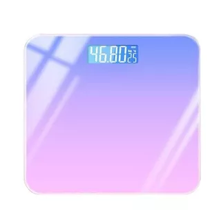 เครื่องชั่งน้ำหนักดิจิตอล ลายการ์ตูน หน้าจอ LCD ชั่งได้แม่นยำ เครื่องชั่งในห้องน้ำ รับน้ำหนักสูง ดีไซน์น่ารัก