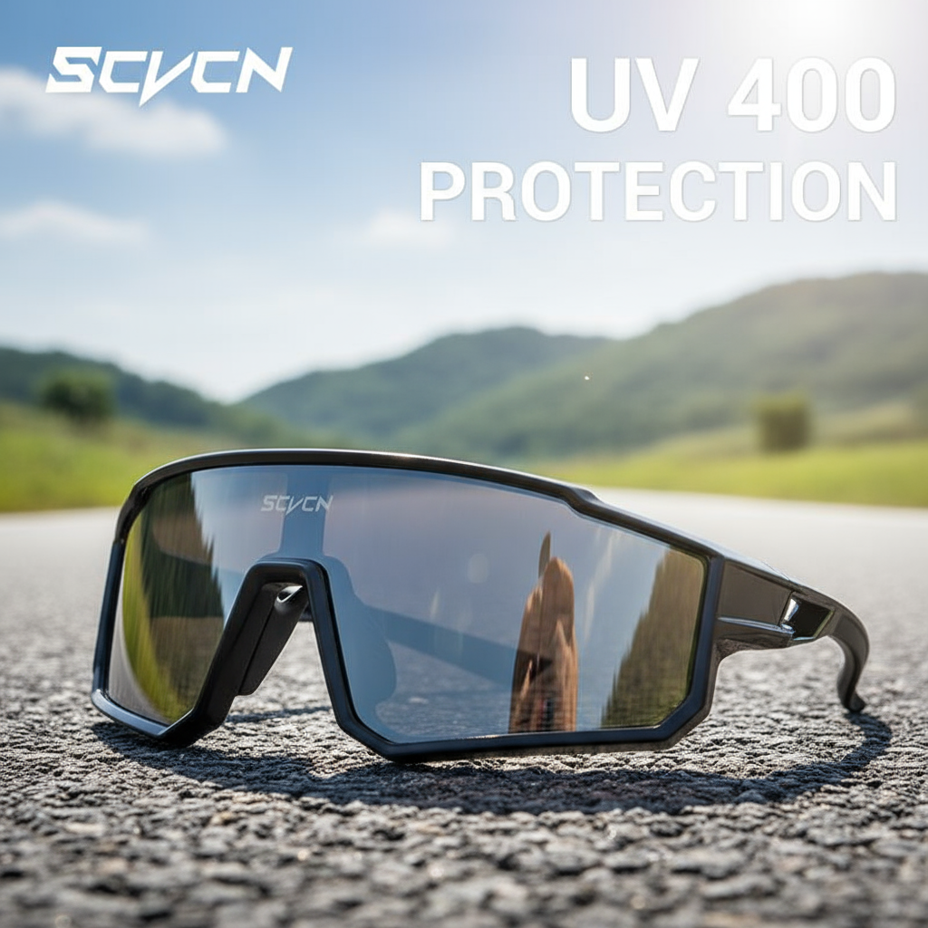 แว่นกันแดด SCVCN UV400 สําหรับปั่นจักรยาน MTB ของขวัญสําหรับผู้ชายและผู้หญิง