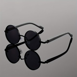 Unisex Retro Round Punk Style Glasses for Daily Wear and Holiday Gift