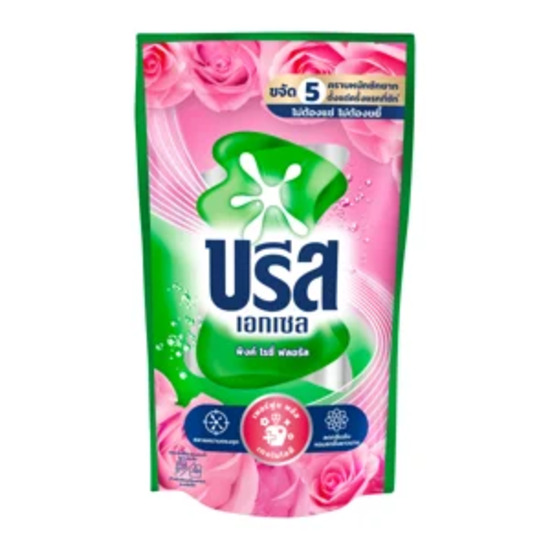 บรีส เอกเซล พิงค์ โรซี่ ฟลอรัล น้ำยาซักผ้า สูตรเข้มข้นพิเศษ 670 มิลลิลิตร