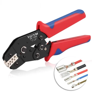 One ชุด SN-58B Non-ฉนวนเปิด Barrel Crimping เครื่องมือ, Ratcheting Crimper สําหรับ 23-16 AWG Dupont Molex JST TE Terminals