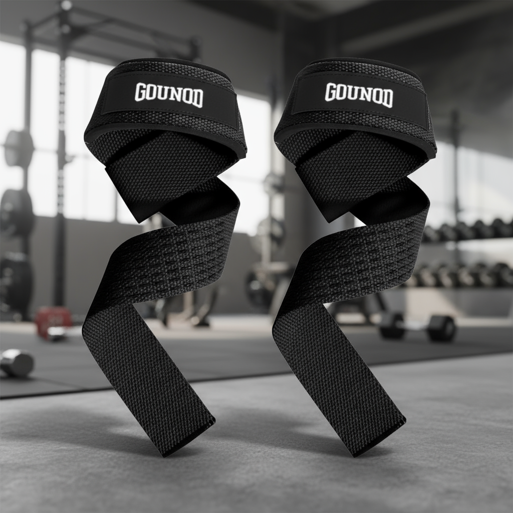 สายรัดข้อมือซิลิโคนเสริมแรงจับสําหรับฝึกความแข็งแรง Crossfit Deadlift