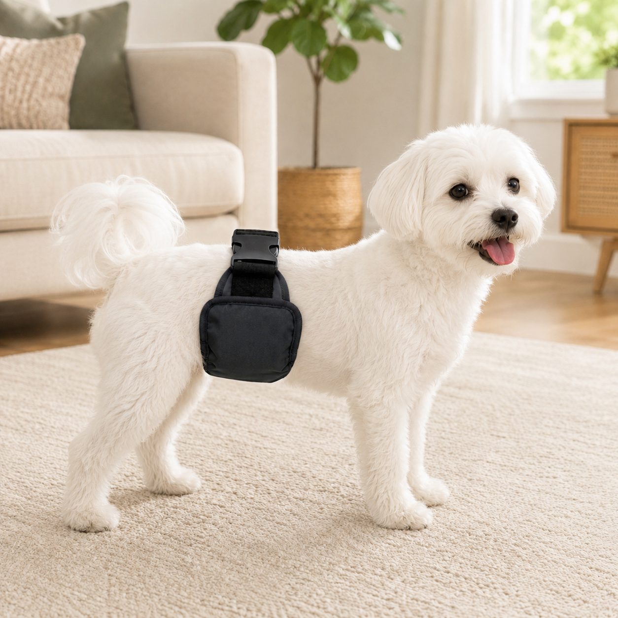 ชายสุนัข Belly Band ปรับสําหรับสุนัข,รถจักรยานยนต์สุนัข Pampers Wrap Dog