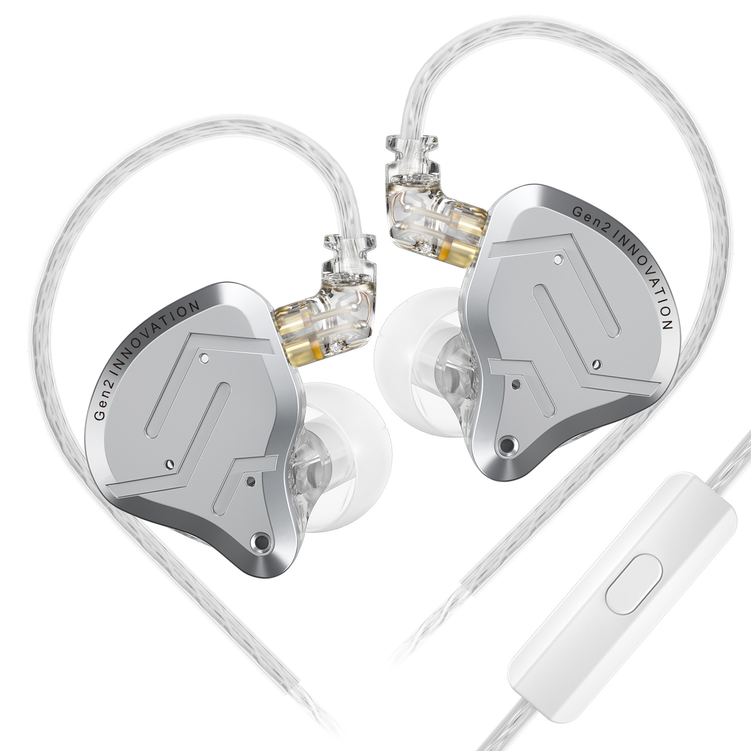 หูฟังอินเอียร์มีสาย KZ ZSN Pro 2 แบบไฮบริด 1BA+1DD คุณภาพสูง พร้อมระบบตัดเสียงรบกวน เหมาะสําหรับนักด
