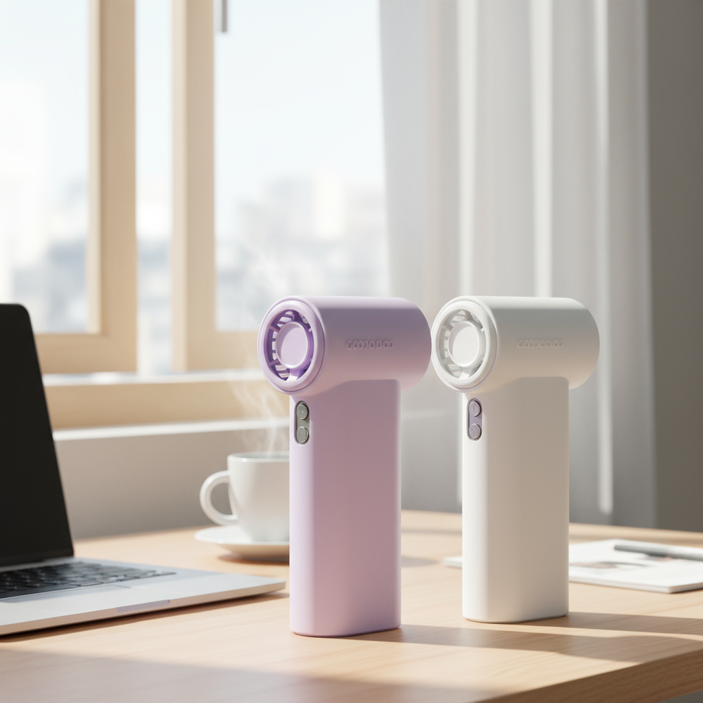 เคสซิลิโคน GOOJODOQ สําหรับ GFS007 พัดลมมินิป้องกันได้ ล้างทําความสะอาดได้