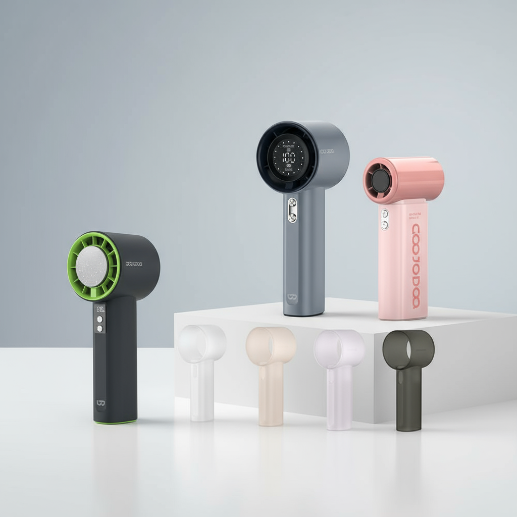 เคสซิลิโคน GOOJODOQ สําหรับพัดลมขนาดเล็ก รุ่น GFS001 GFS006 GFS007 GFS009 ล้างทําความสะอาดได้และยืดห