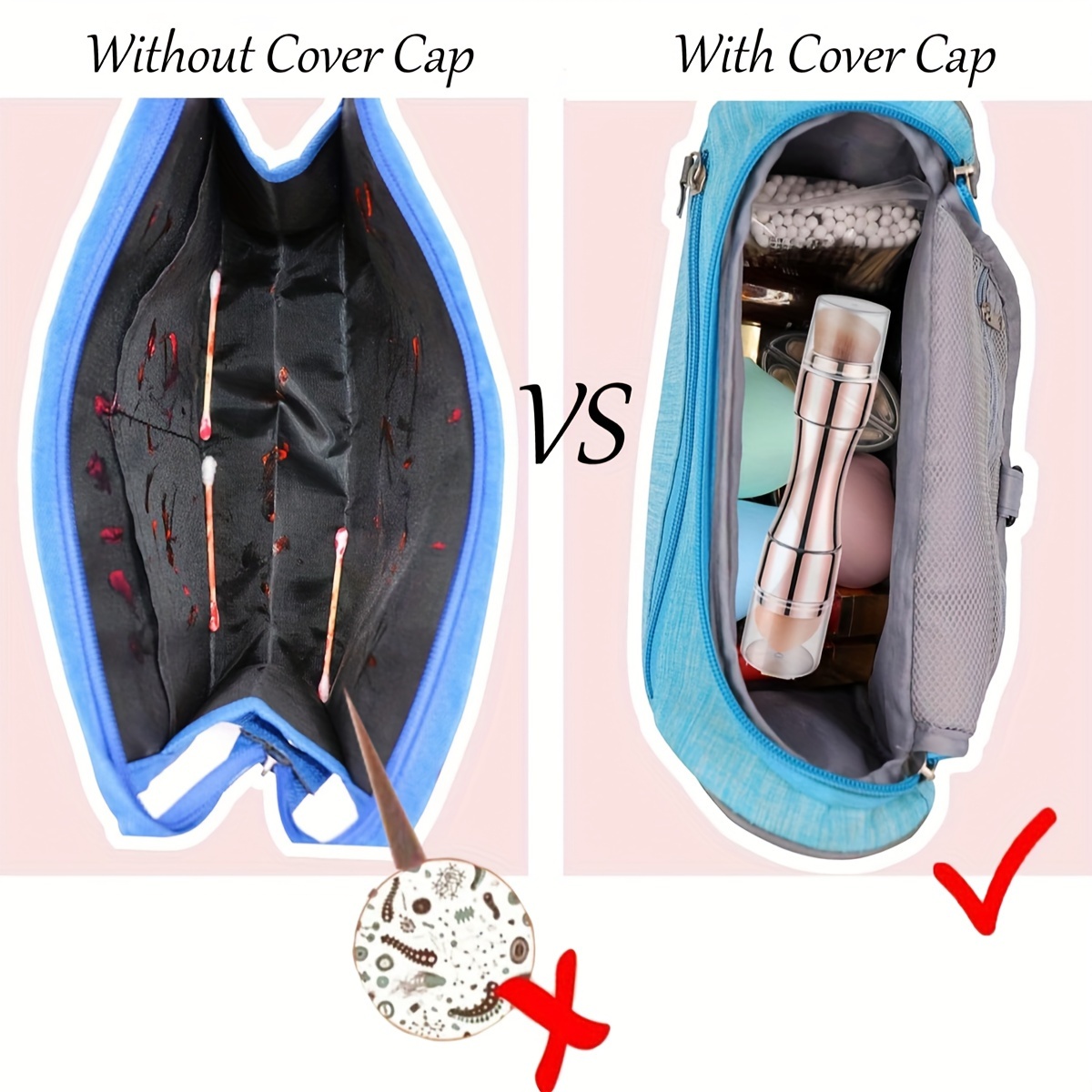 ชุดแปรงแต่งหน้า 4 in 1 อเนกประสงค์ ขนาดเล็ก พกพาสะดวก สําหรับเดินทาง ประกอบด้วยแปรงปัดแป้ง แปรงปัดแก้ม แปรงอายแชโดว์ และแปรงลิป พกพาสะดวกและเหมาะสําหรับผู้หญิงและสาวแต่งหน้า - รูปที่ 7