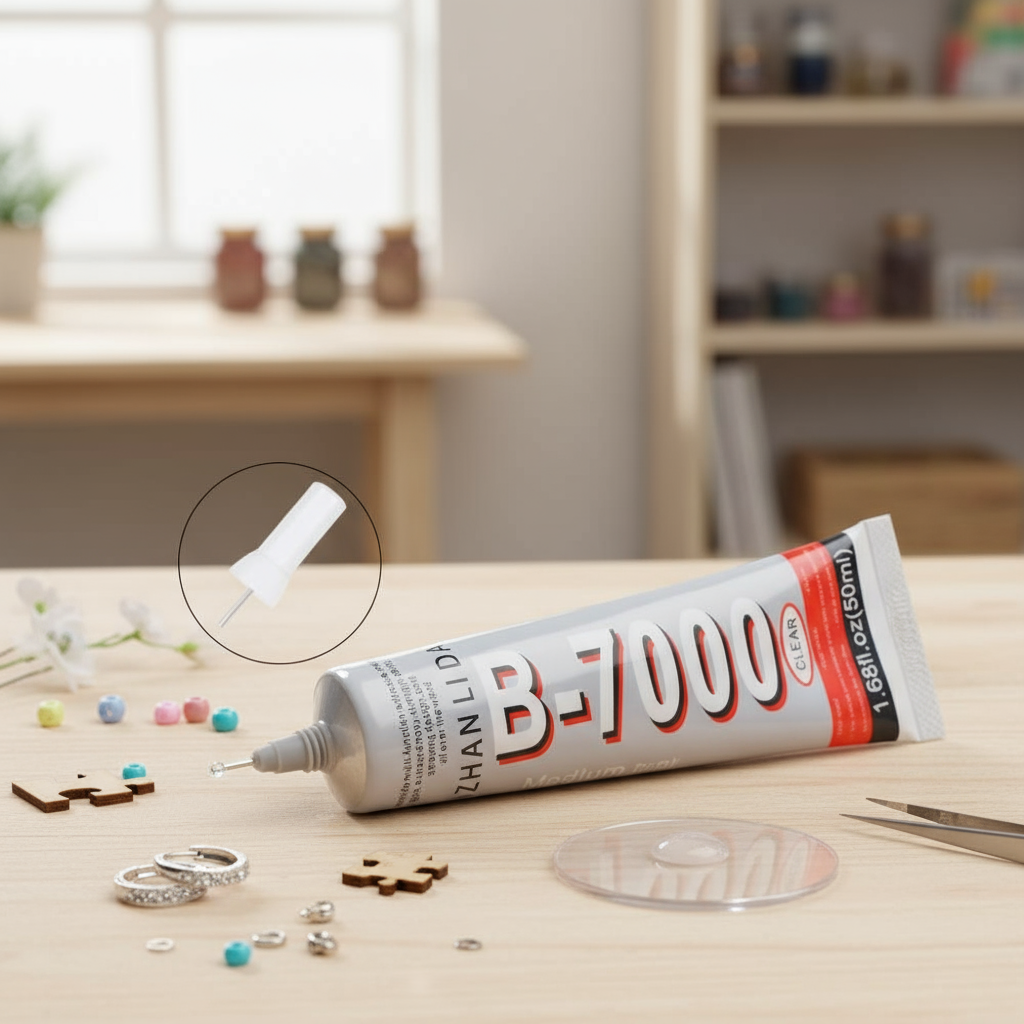 กาวใส Zhanlida B7000 สําหรับซ่อมแซม DIY เครื่องประดับ โทรศัพท์มือถือ ดีไซน์ปลายเข็ม