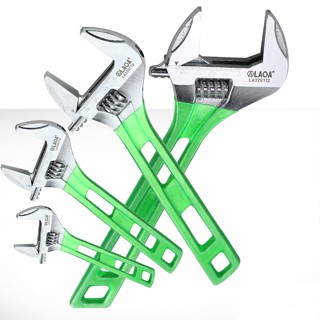 LAOA ประแจปากปรับขนาดใหญ่ 6-12 นิ้ว น้ําหนักเบา เครื่องมืออเ…