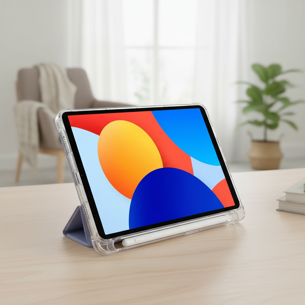 เคส Redmi Pad SE 8.7 นิ้ว เคสพับได้ใส พร้อมที่ใส่ปากกา สําหรับ Xiaomi Pad 7