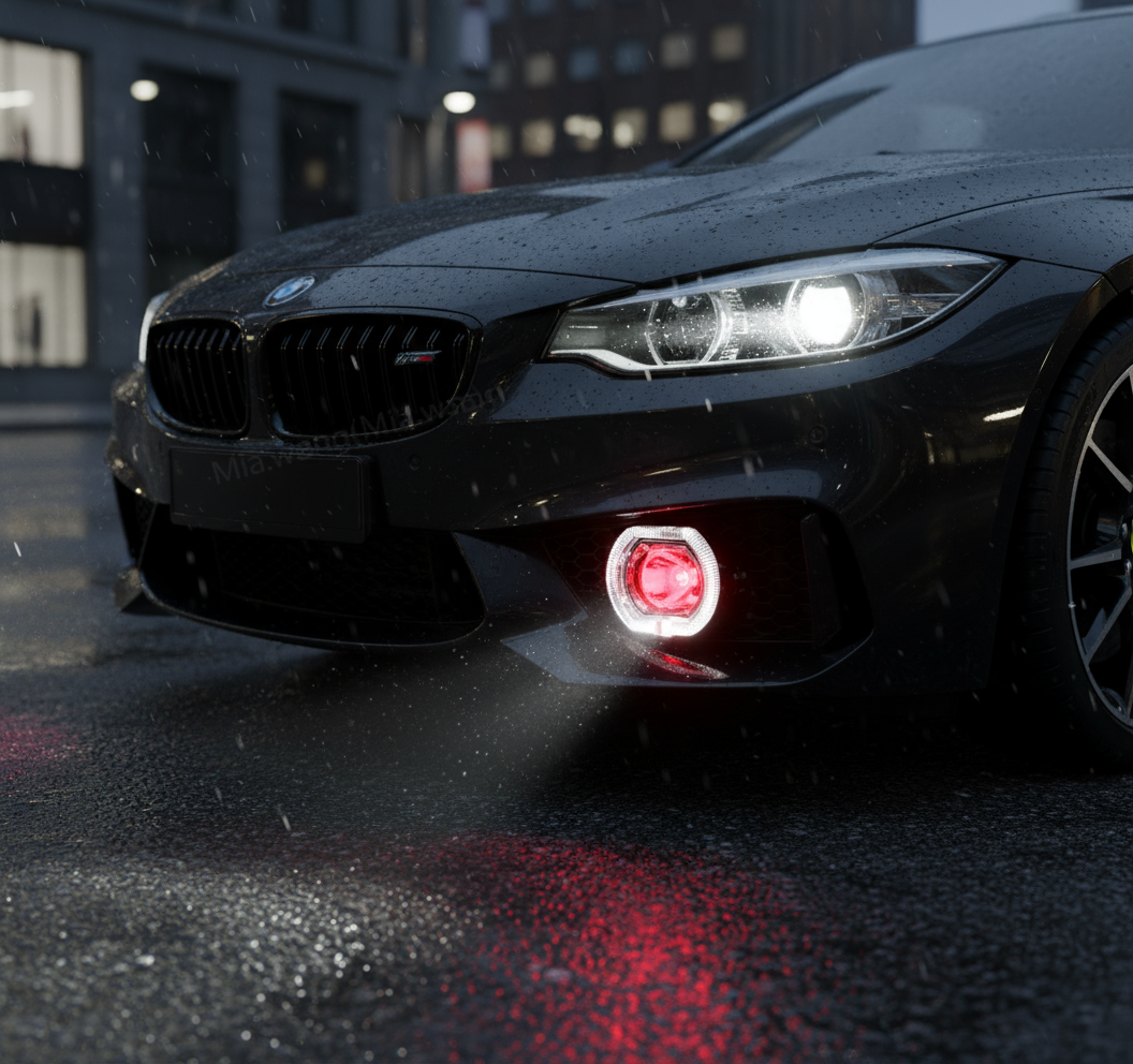 ไฟสปอตไลท์มินิ Bi-LED 2.5 นิ้ว 11.5W กันน้ํา สําหรับขับขี่ออฟโรด พร้อมฟีเจอร์ Devil Cutoff