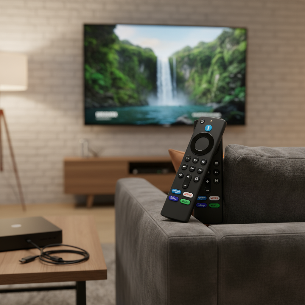 รีโมตเสียงสากลรุ่นที่ 3 L5B83G สําหรับแทนที่ 4K TV Stick, รองรับรุ่นที่ 1 และ 2