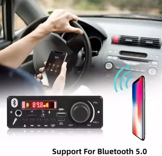 160W เครื่องขยายเสียงบลูทูธ 5.0 MP3 บอร์ดเครื่องเล่นเสียง 12V รถโมดูลวิทยุ FM TF USB Mic