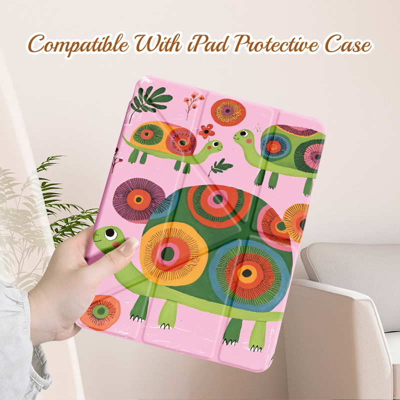 เปลือกหลังโปร่งใสพร้อมเคสพับตัว Y สําหรับ iPad Mini 6 และ iPad 10.2 นิ้ว รุ่น 9 (2021) และอื่น ๆ, ที