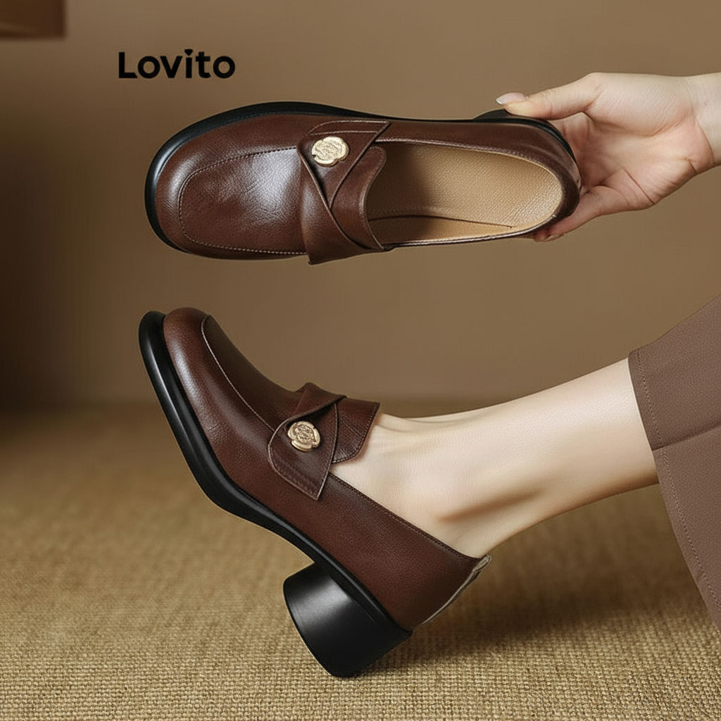 FB58-DEC24-B-2024 รองเท้าโลฟเฟอร์แฟชั่นใหม่พื้นหนาสําหรับฤดูใบไม้ผลิและฤดูใบไม้ร่วง รองเท้ากํามะหยี่