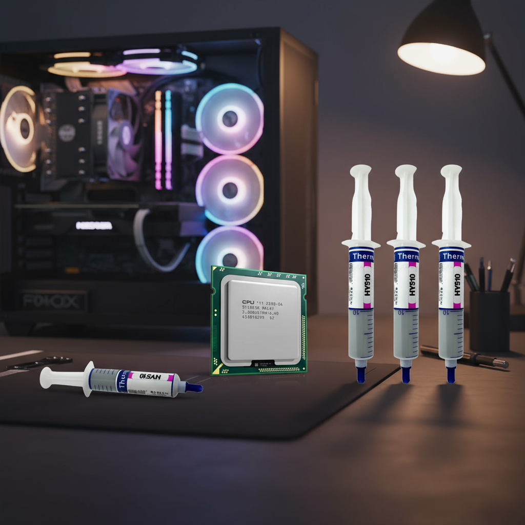 HY510 ซิลิโคนระบายความร้อนสําหรับ CPU GPU จาระบีซิลิโคนผสมฮีทซิงค์