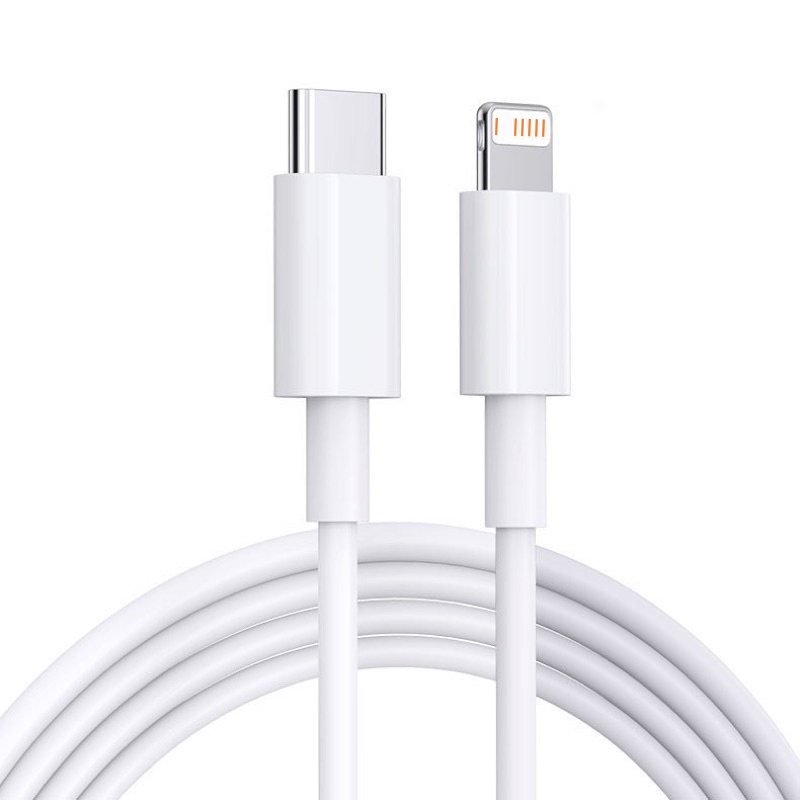 สายชาร์จเร็ว PD 30W สําหรับ iPhone 14 13 12 Pro Max 8 Plus X XR XS, อุปกรณ์เสริมหูฟังเกมมิ่ง, วัสดุ PVC, สายกลม, ผิวเรียบเงา, กําลังไฟออก 30W, ถ่ายโอนข้อมูล