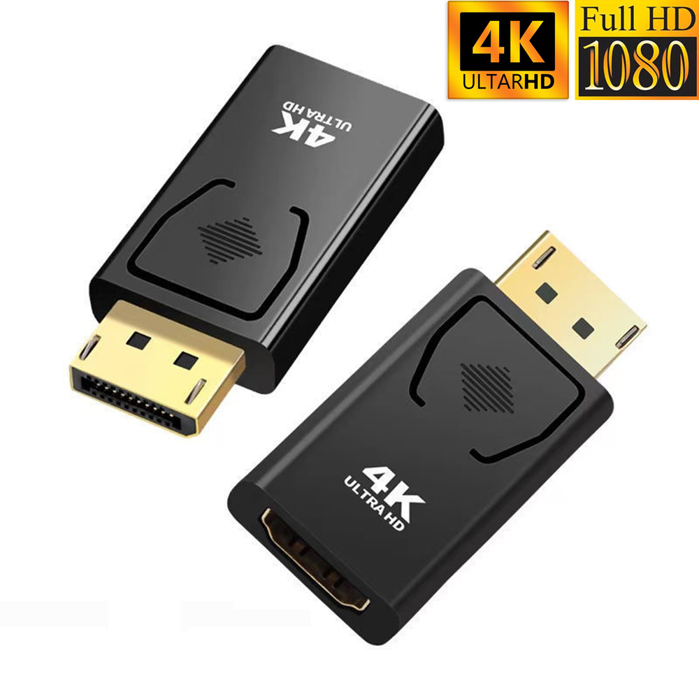 อะแดปเตอร์ DisplayPort เป็น HDMI 4K 60Hz 1080P สําหรับ Macbook โปรเจคเตอร์ จอภาพ และทีวี