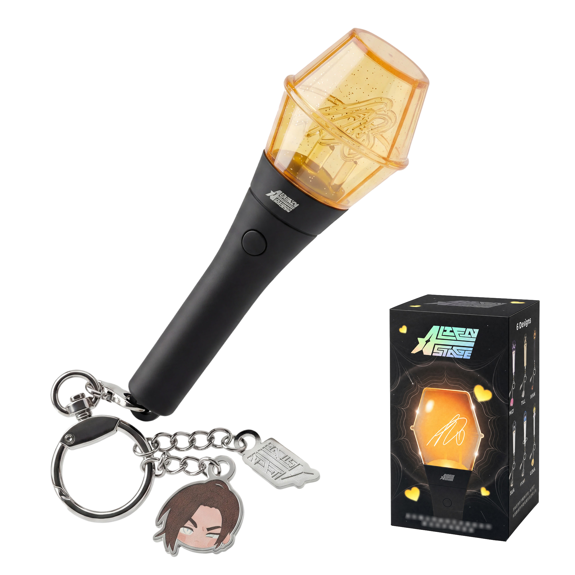 Alien Stage Anakt Arts High School Blind Box ไมโครโฟนดีไซน์ ไฟฉาย พวงกุญแจ (กล่องเดี่ยว), ZOMST Offi