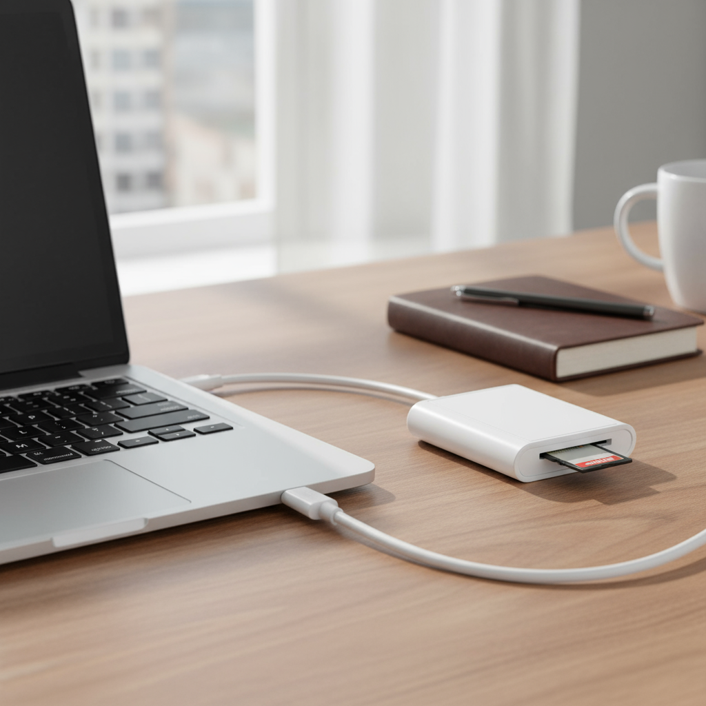 เครื่องอ่านการ์ด SD Type-C ความเร็วสูง สําหรับ iPhone 16 Pro Plus Max อะแดปเตอร์ OTG สําหรับ Android