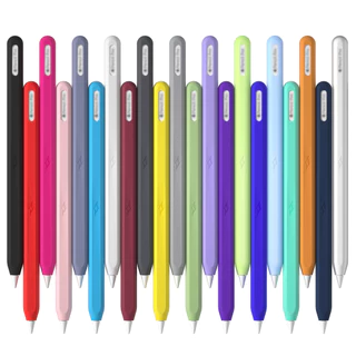 เคสซิลิโคน Apple Pencil ฝาครอบป้องกัน Grip Skin Back to School สําหรับ iPad Air Mini Pro Stylus