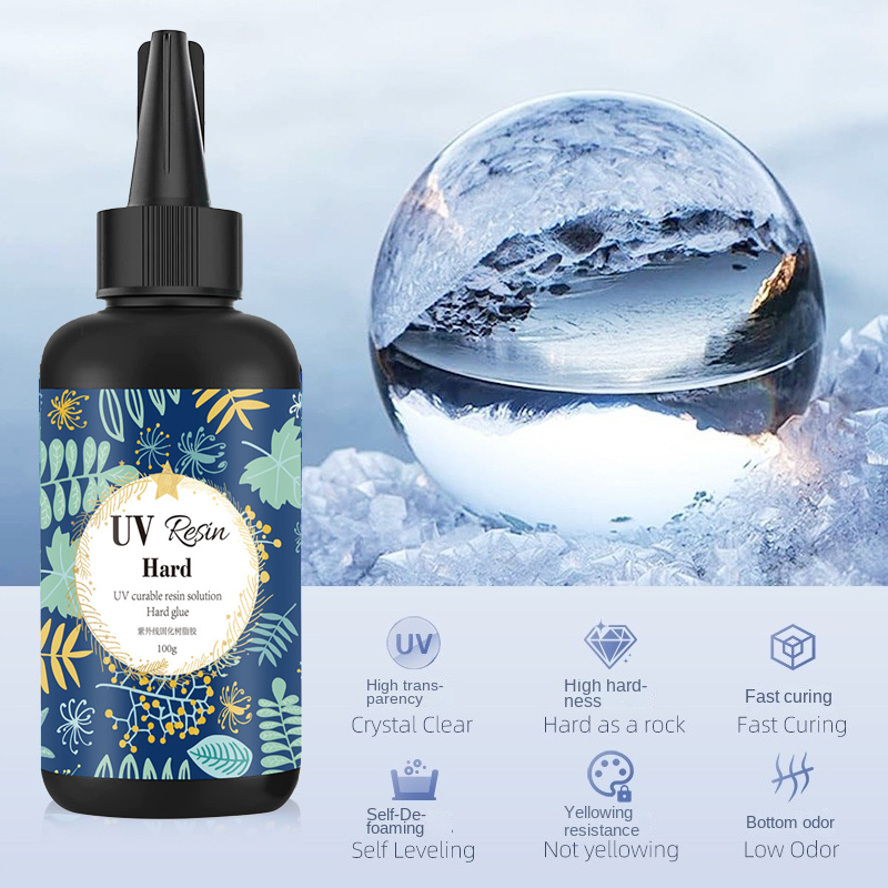One Piece UV RESIN GLUE High Transparency Low Odor Epoxy สําหรับเล็บและงานฝีมือ DIY