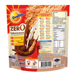 Ovaltine โอวัลติน 3อิน 1 สูตรซีโร่ ไม่เติมน้ำตาลทราย 30 กรัม รุ่น 14 ซอง