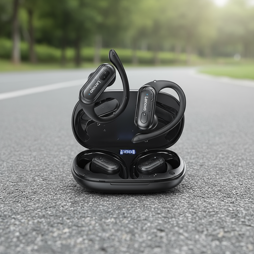 หูฟังบลูทูธ Lenovo XT60 รุ่น 5.3 พร้อมไมโครโฟน ดีไซน์กันน้ํา หูฟังสเตอริโอ HiFi