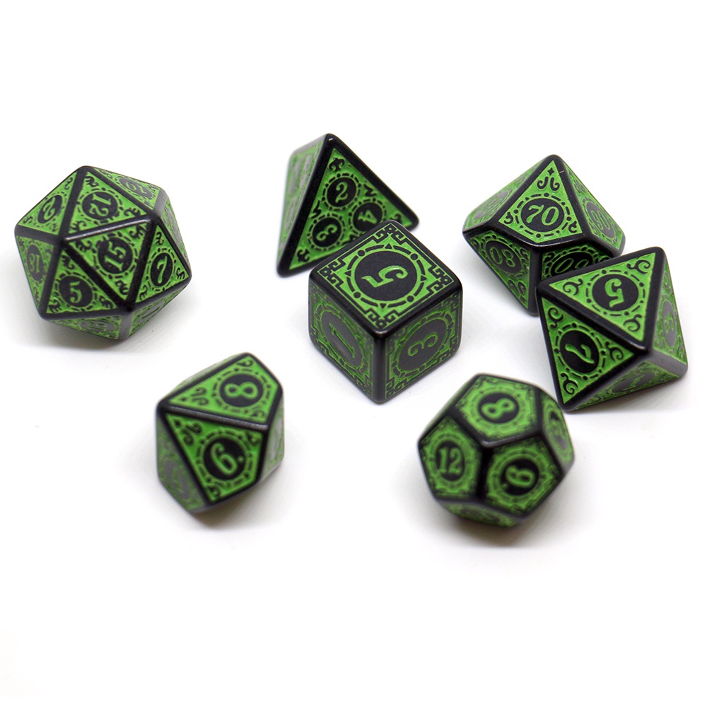 ชุดลูกเต๋า DND แบบคลาสสิก ลูกเต๋าสําหรับเกมโต๊ะโพลียีฮีดรอน สําหรับ Dungeons and Dragons การเล่นบทบาท TRPG ราคา ถูกที่สุด ดีลบีเคเค แกลเลอรีภาพที่ 3
