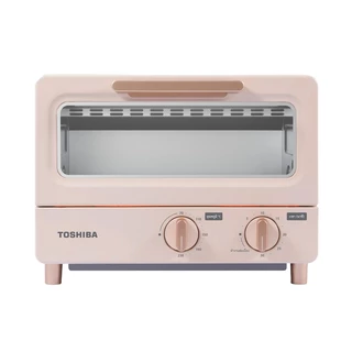 TOSHIBA เตาอบเล็ก ความจุ 10 ลิตร สีชมพู พาสเทล รุ่น ET-TD7080(PN)