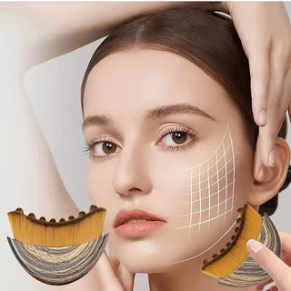 FaceSculpt Pro แปรงนวดระบายน้ําเหลือง, ออกแบบตามหลักสรีรศาสตร์, นุ่มสําหรับใบหน้าและแนวกราม, ใช้ได้หลากหลายทั้งทําความสะอาด บลัช ครีม, มาพร้อมกล่อง, ของขวัญที่สมบูรณ์แบบ