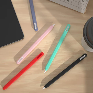 เคสซิลิโคน Apple Pencil ฝาครอบป้องกัน Grip Skin Back to School สําหรับ iPad Air Mini Pro Stylus
