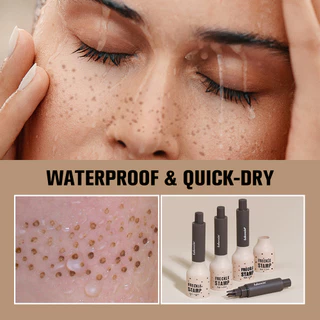 ปากกาแสตมป์จุดกระ Lakerain Liquid Air Cushion - หัว 5 จุด สําหรับสร้างจุดกระปลอมดูเป็นธรรมชาติ, กันน้ําและติดทนนาน