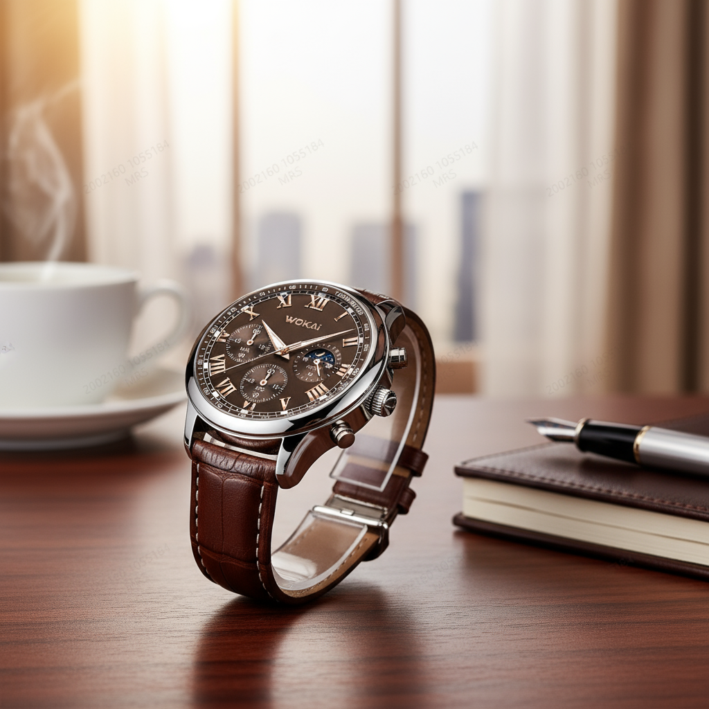 นาฬิกาผู้ชาย Wokai Quartz: ธุรกิจ กีฬา และพักผ่อน ข้ามแดน