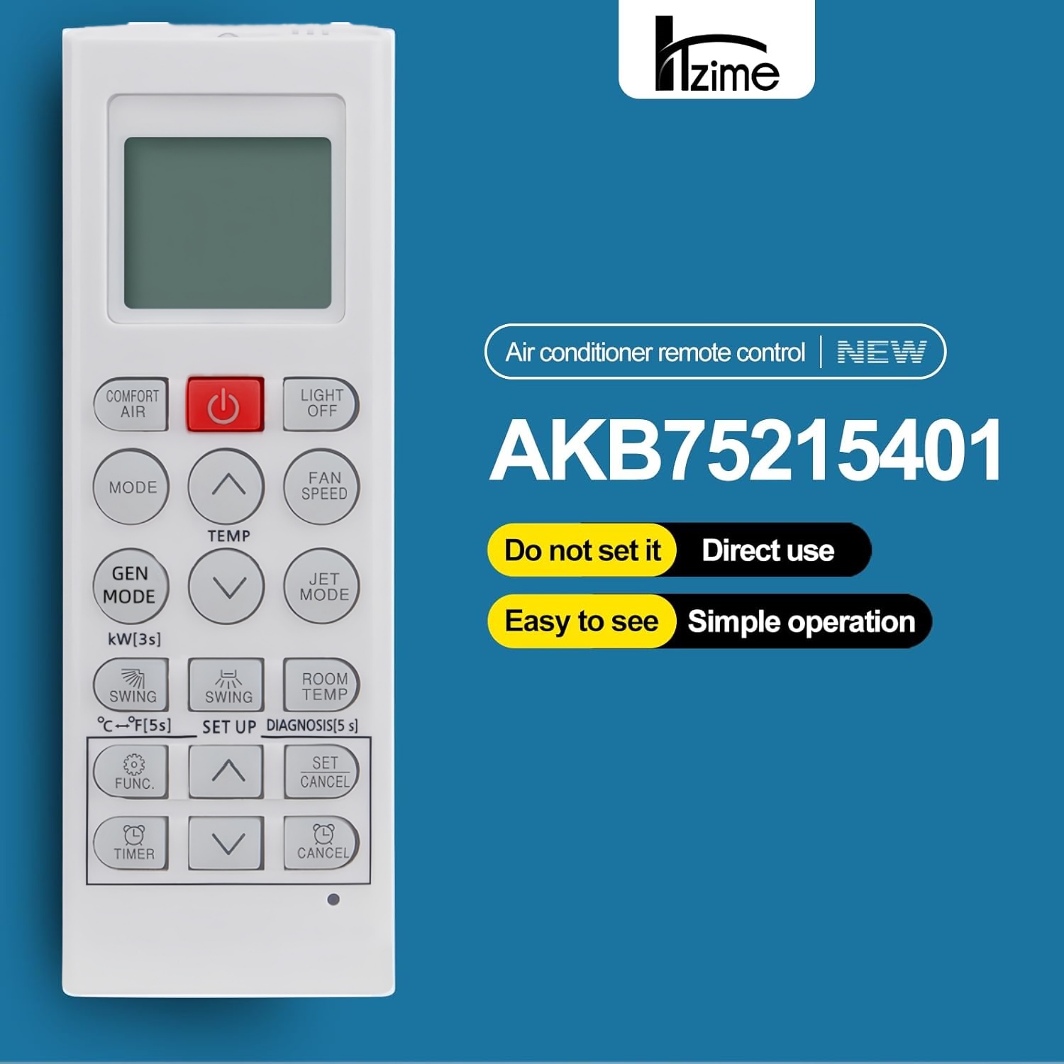 AKB75215401 AKB74955604 AKB74955603 AKB73995805 เปลี่ยนรีโมทคอนโทรลเหมาะสําหรับเครื่องปรับอากาศ LG P