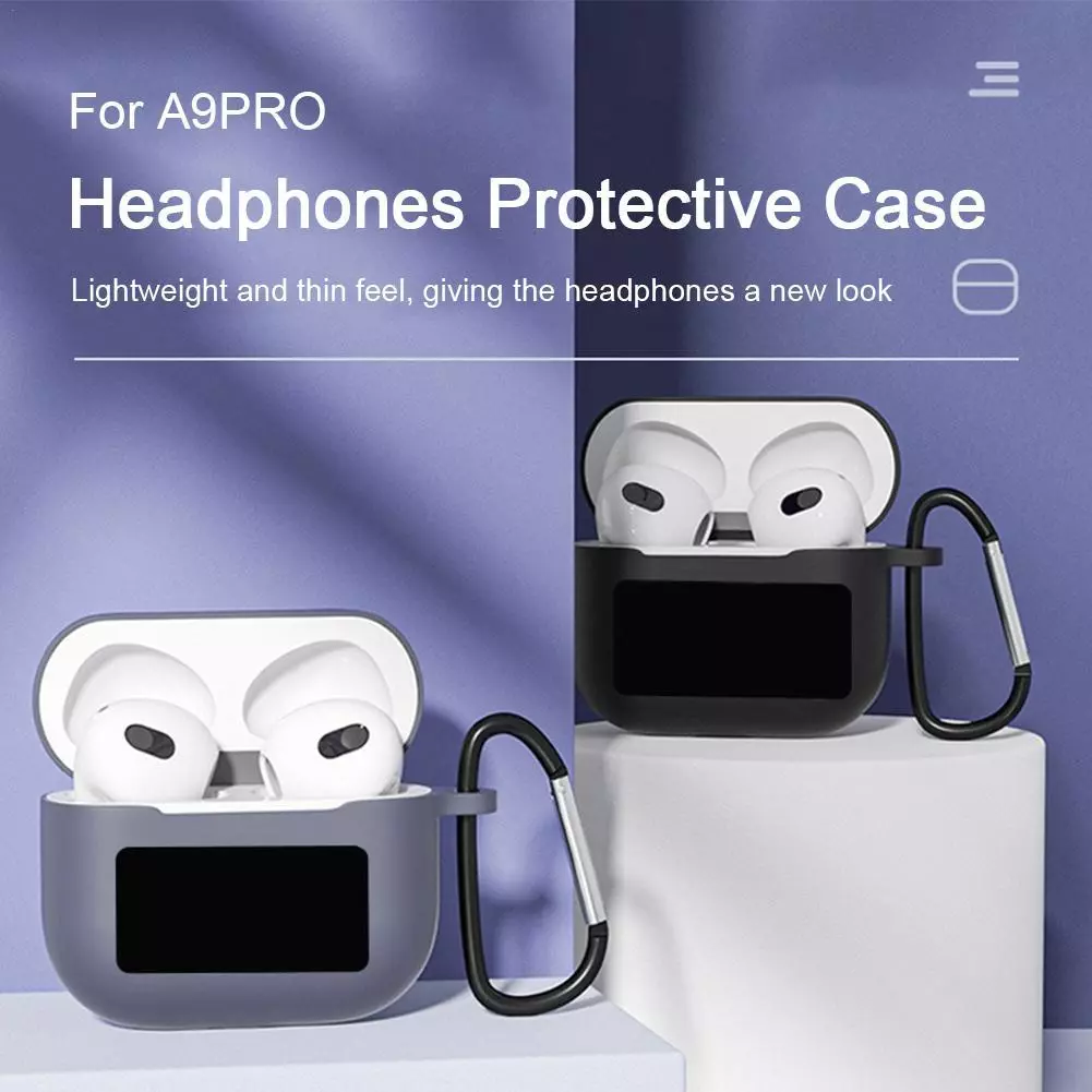 เคสซิลิโคน TPU สำหรับหูฟัง Bluetooth A9 Pro กันกระแทก thumbnail 10