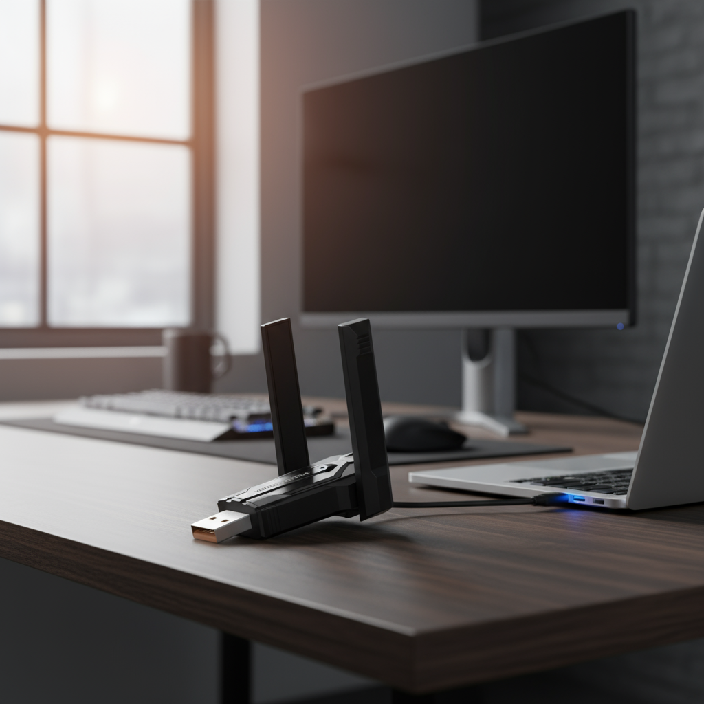 อะแดปเตอร์ไร้สาย USB 3.0 WiFi 6 & Bluetooth 5.4 AX900, ดูอัลแบนด์ 900Mbps, 2.4G/5GHz