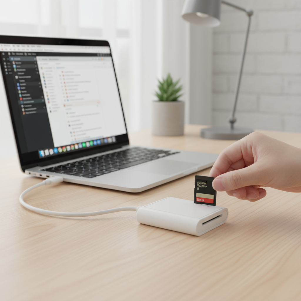 อะแดปเตอร์ Type C เป็นเครื่องอ่านการ์ด SD สําหรับ iPhone 16 Pro Plus Max Android ความเร็วสูง OTG