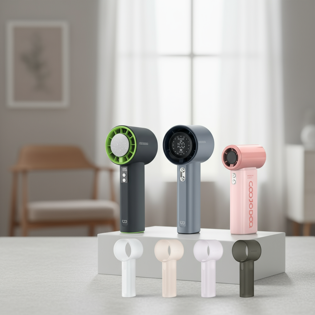 GOOJODOQ ฝาครอบซิลิโคนสําหรับพัดลมมินิ GFS001 GFS006 GFS007 GFS009 ล้างทําความสะอาดได้ ยืดหยุ่นสูง