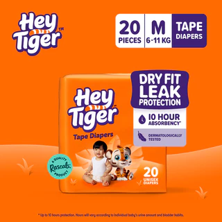 [แพ็คเล็ก] เฮย์ไทเกอร์ ผ้าอ้อมแบบเทป [Convenience Pack] HEY TIGER Tape Diapers