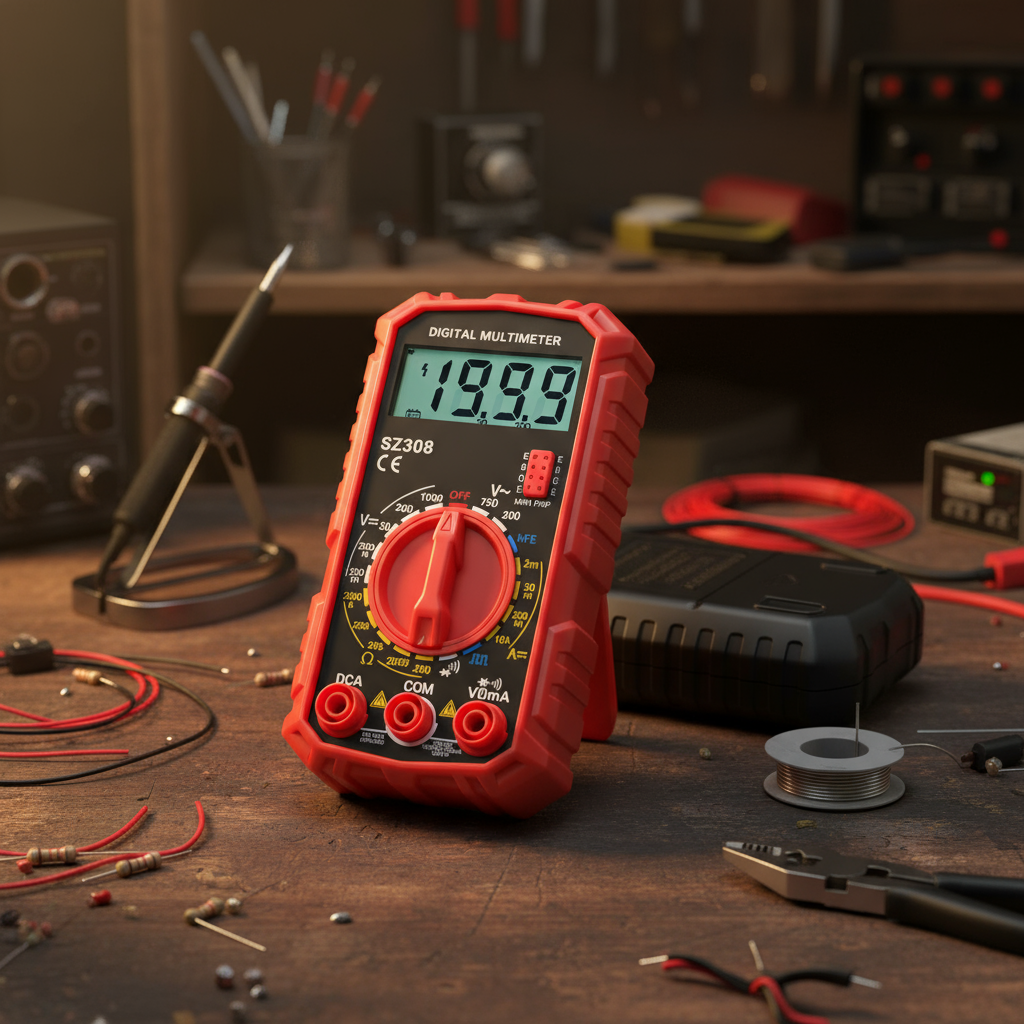 ANENG SZ308 ดิจิตอลมัลติมิเตอร์ 1999 นับ AC DC มัลติฟังก์ชั่นความแม่นยําสูงสําหรับทดสอบแรงดันไฟฟ้า ก